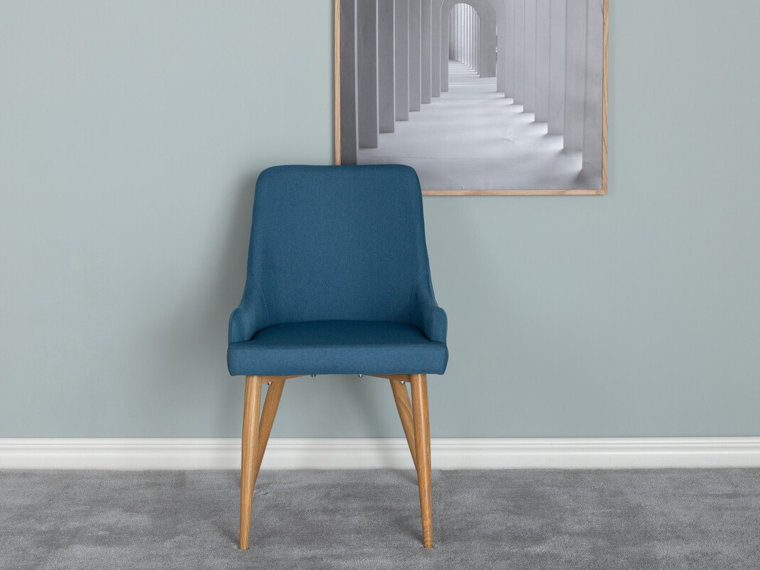 Стол Dallas 222 (Син + Кафяв)