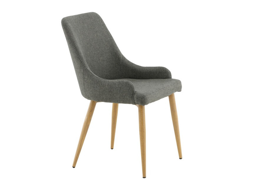 Стол Dallas 222 (Тъмно сив + Кафяв)