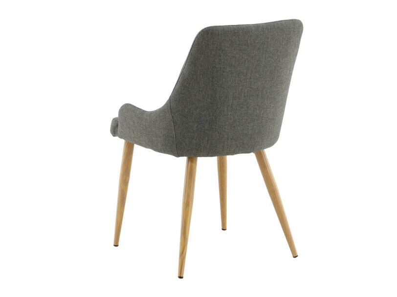 Стол Dallas 222 (Тъмно сив + Кафяв)