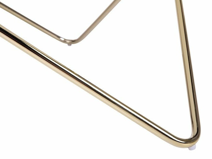 Масичка за кафе Berwyn 982 (Бял мрамор + Златно)