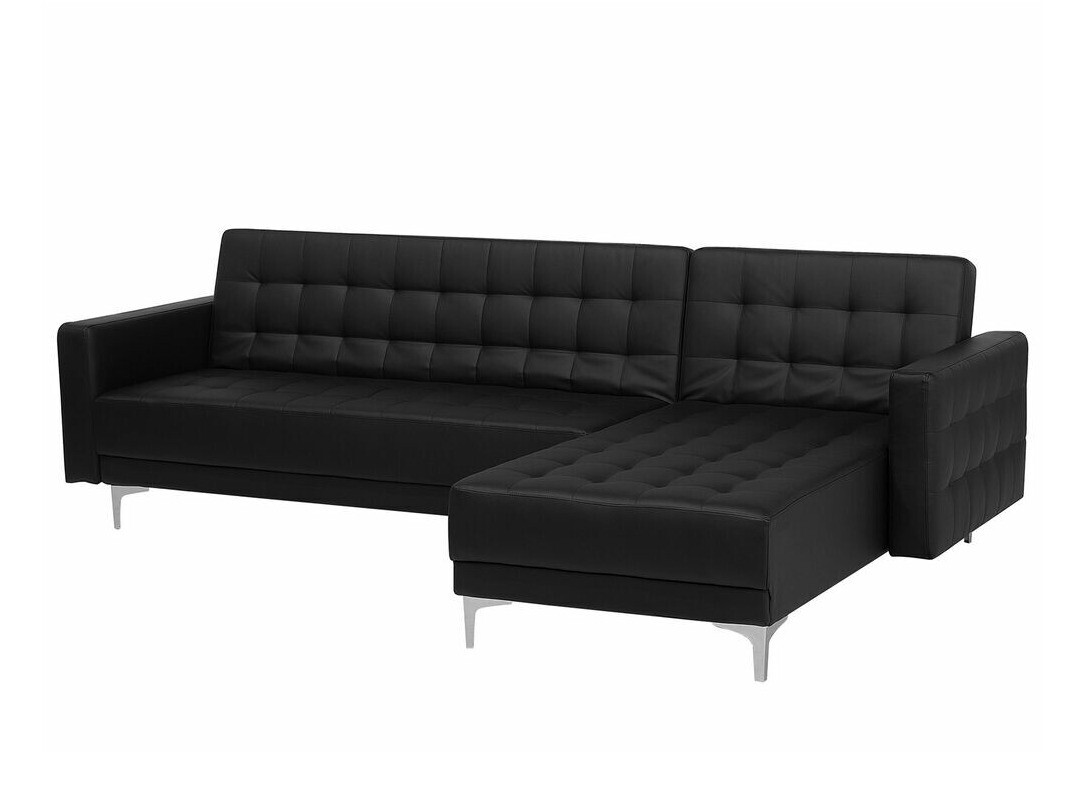 Ъглов диван Felvena 111 (Черен)