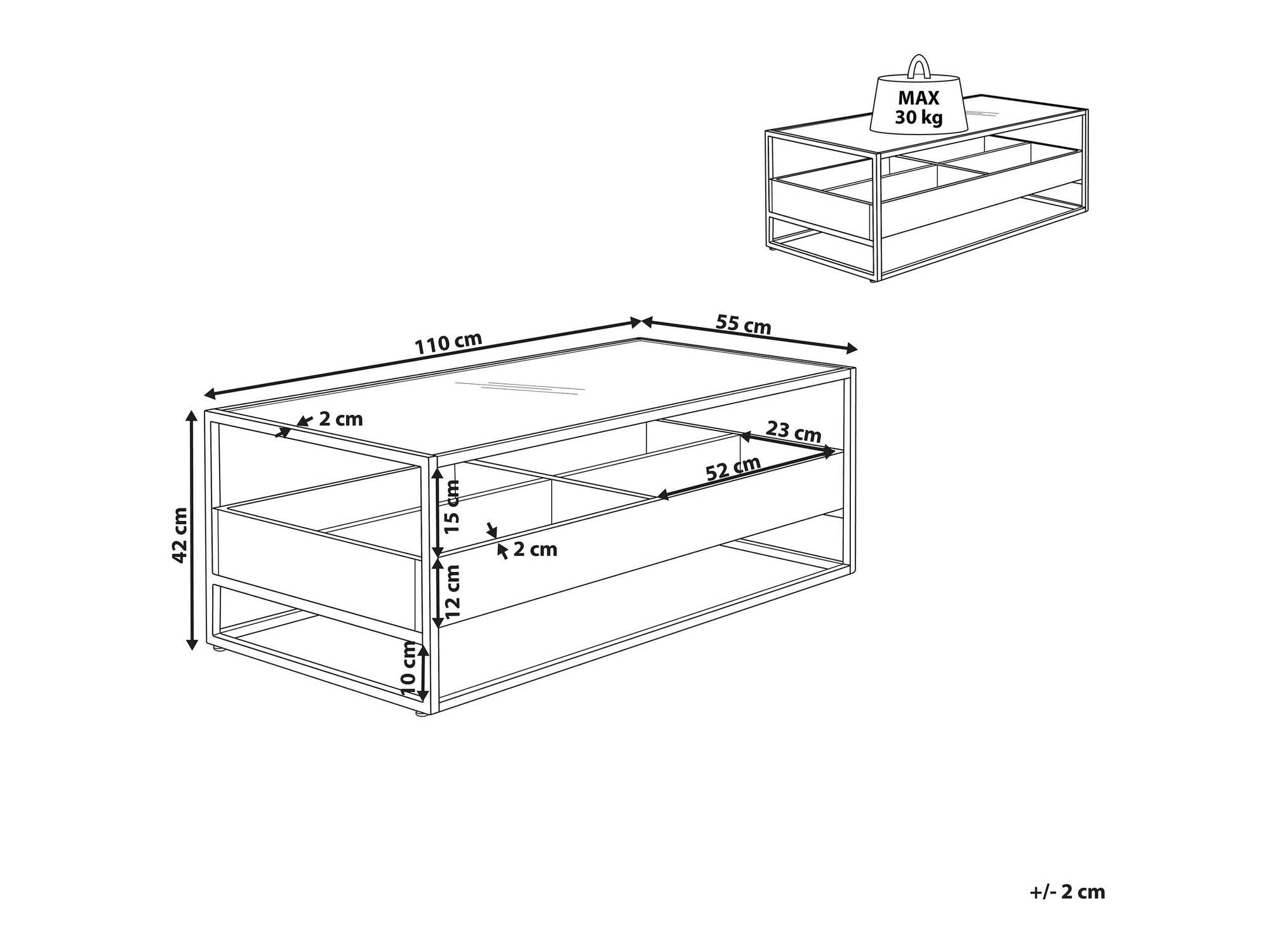 Масичка за кафе Berwyn 992