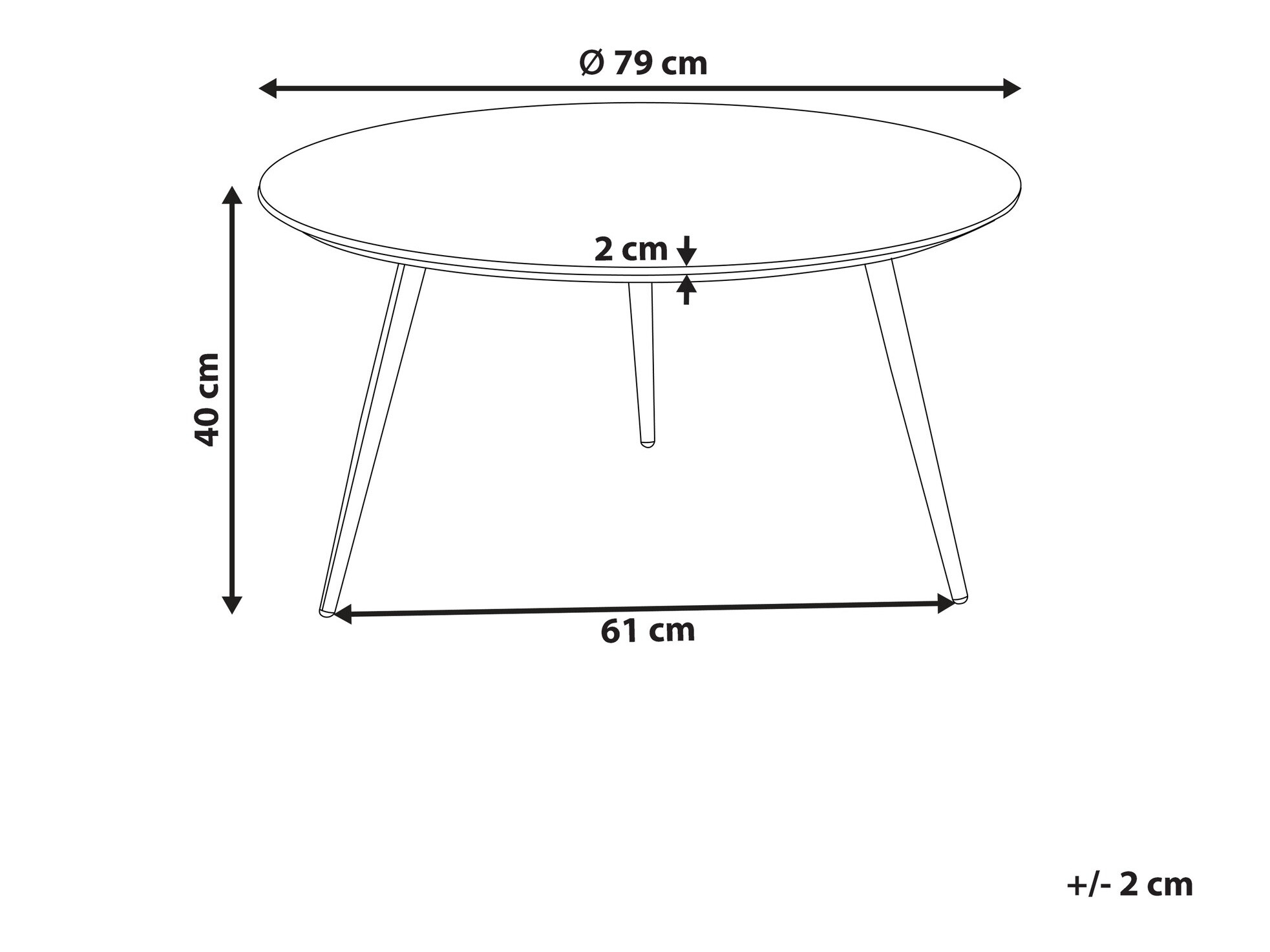 Масичка за кафе и списания Berwyn 990 (Бетон + Черен)
