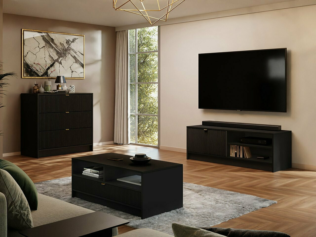 Скрин Comfivo Papilio I (Черен)