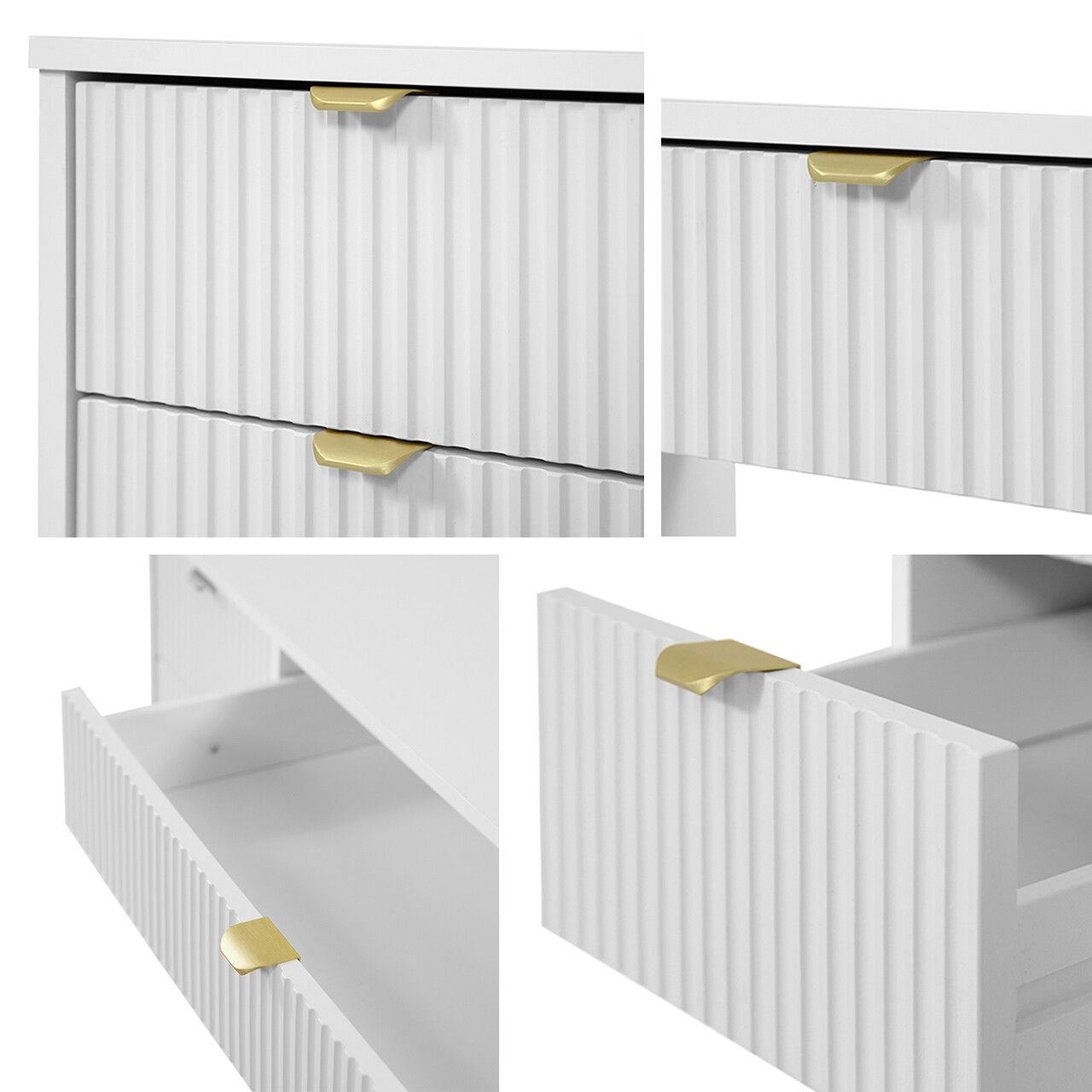 Комплект за хол Comfivo Papilio I (Бял)