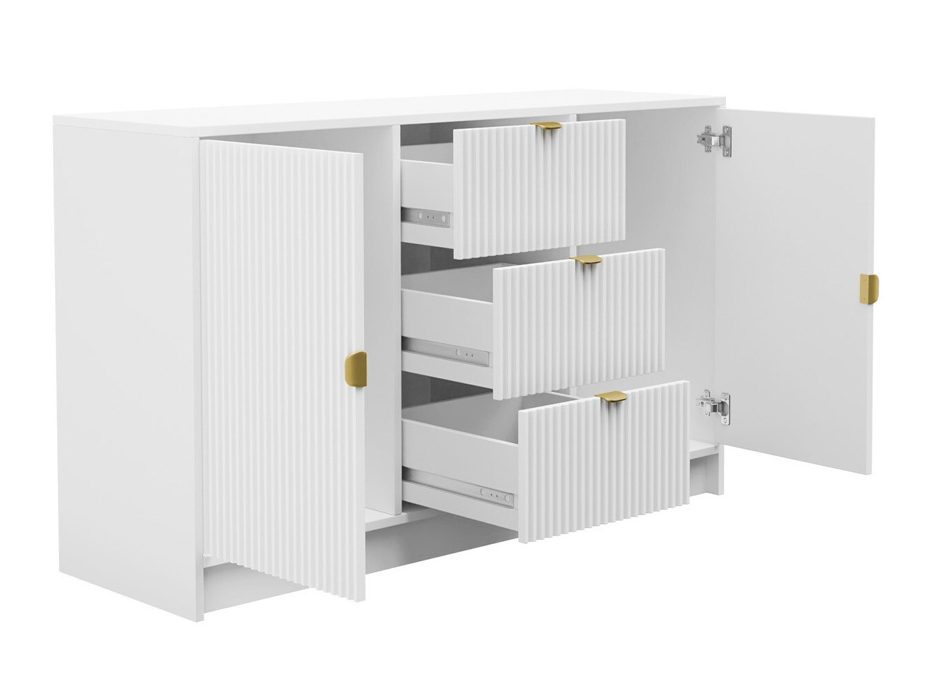 Комплект за хол Comfivo Papilio I (Бял)