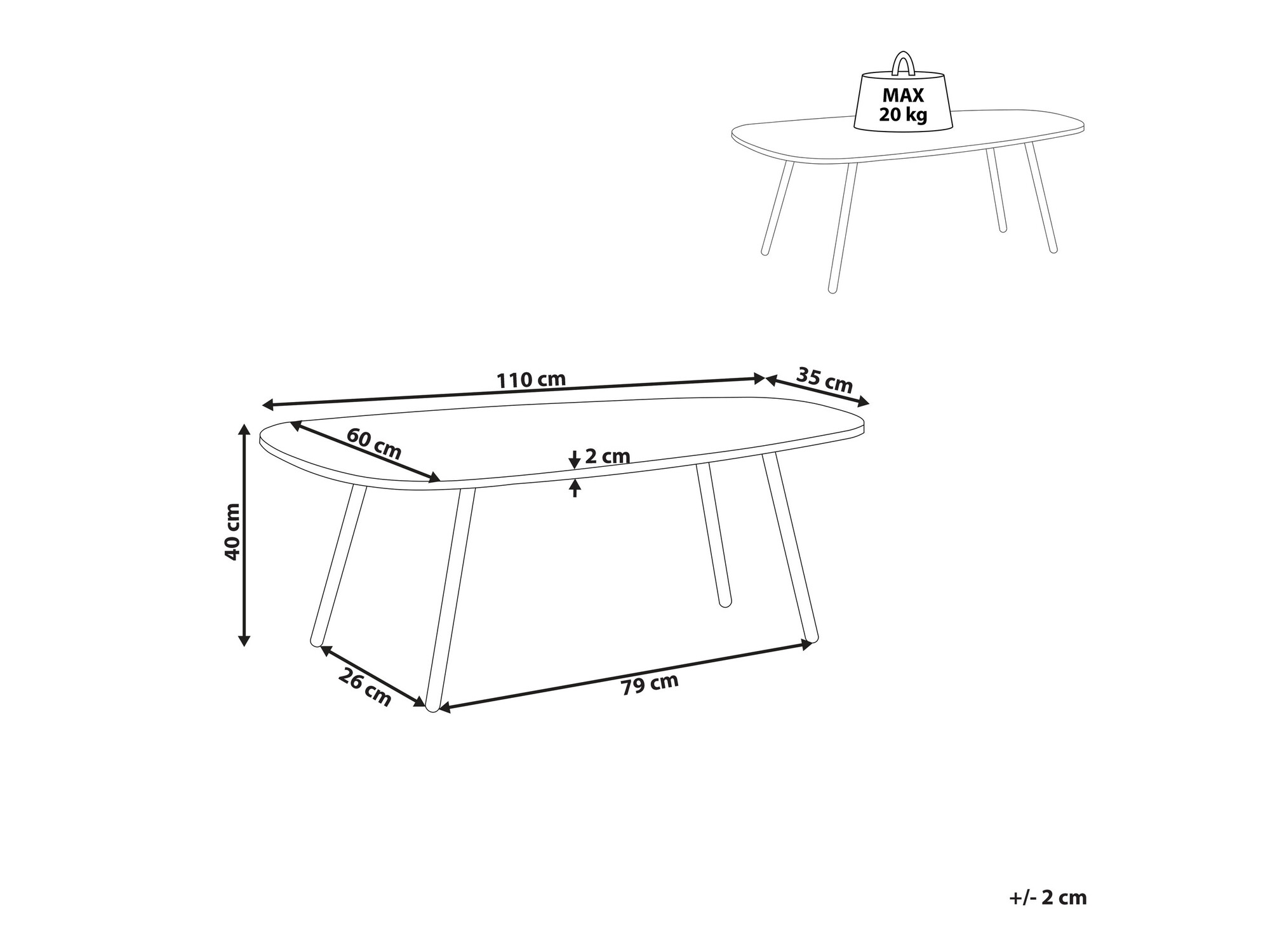 Масичка за кафе Berwyn 1015
