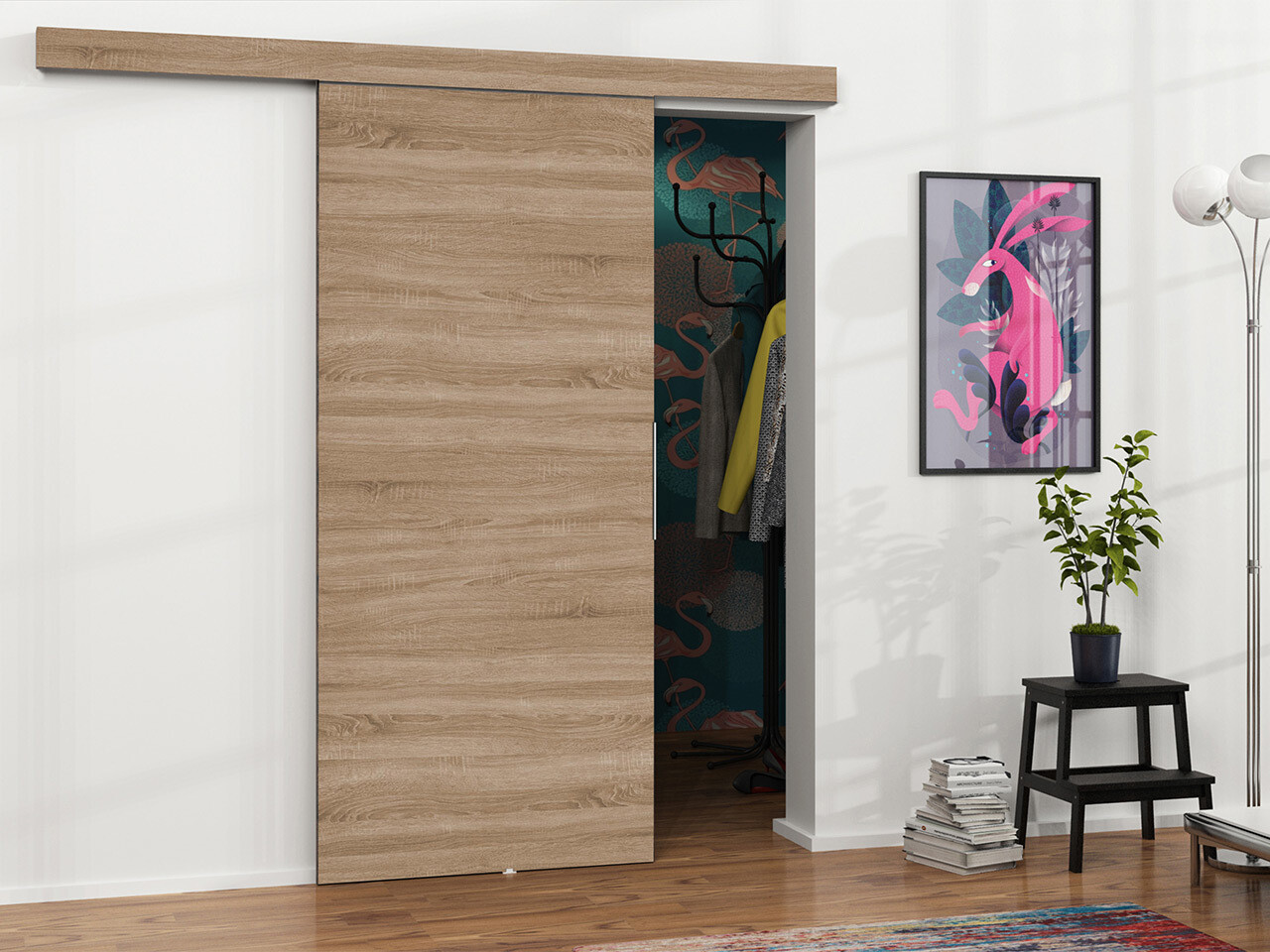 Плъзгаща се врата Dover 217 (Сонома дъб)