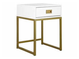 Помощна масичка Berwyn 1083 (Бял + Златно)