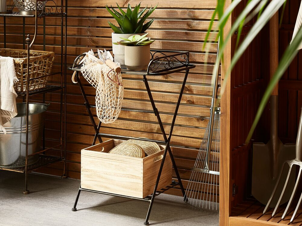 Помощна масичка Berwyn 1087 (Черен)