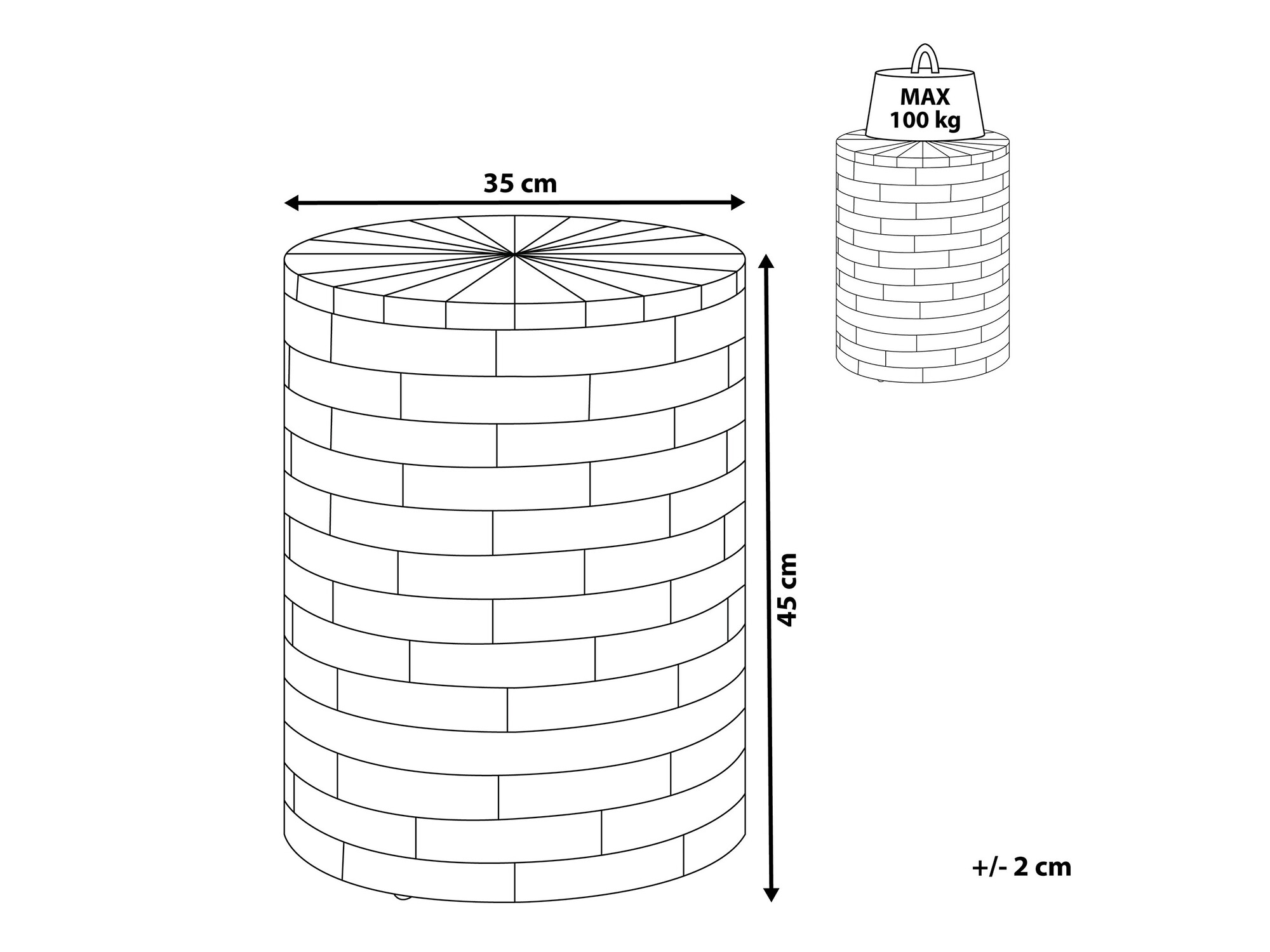 Помощна масичка Berwyn 1099