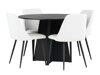 Маса и столове за трапезария Dallas 4289 (Бял)