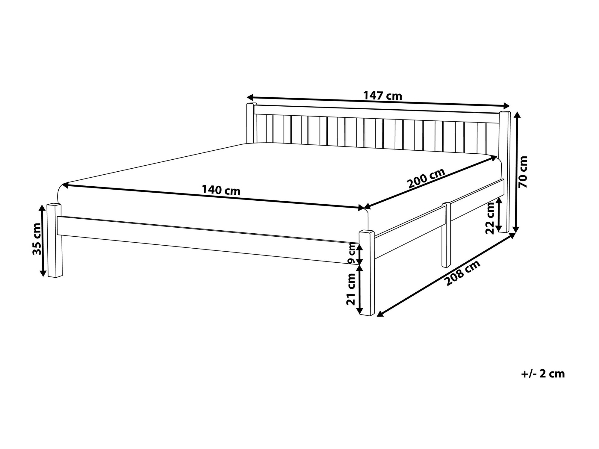 Легло Berwyn 1156 (Бял)