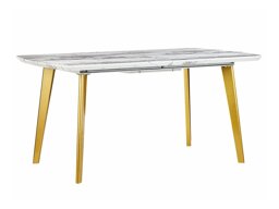 Маса Berwyn 1184 (Златно + Бял мрамор)