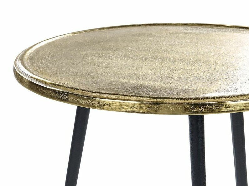 Помощна масичка Berwyn 1157 (Златно + Черен)