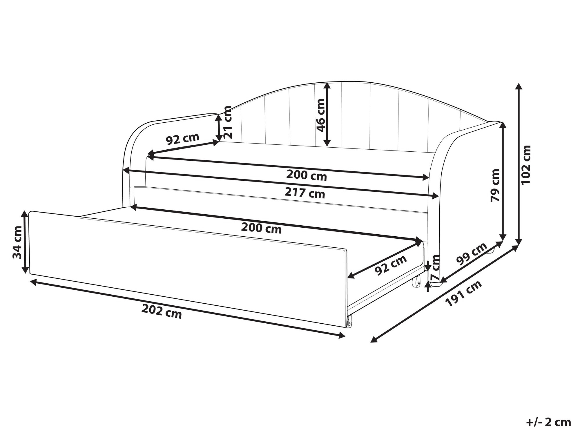 Легло Berwyn 1232 (Светло розово)