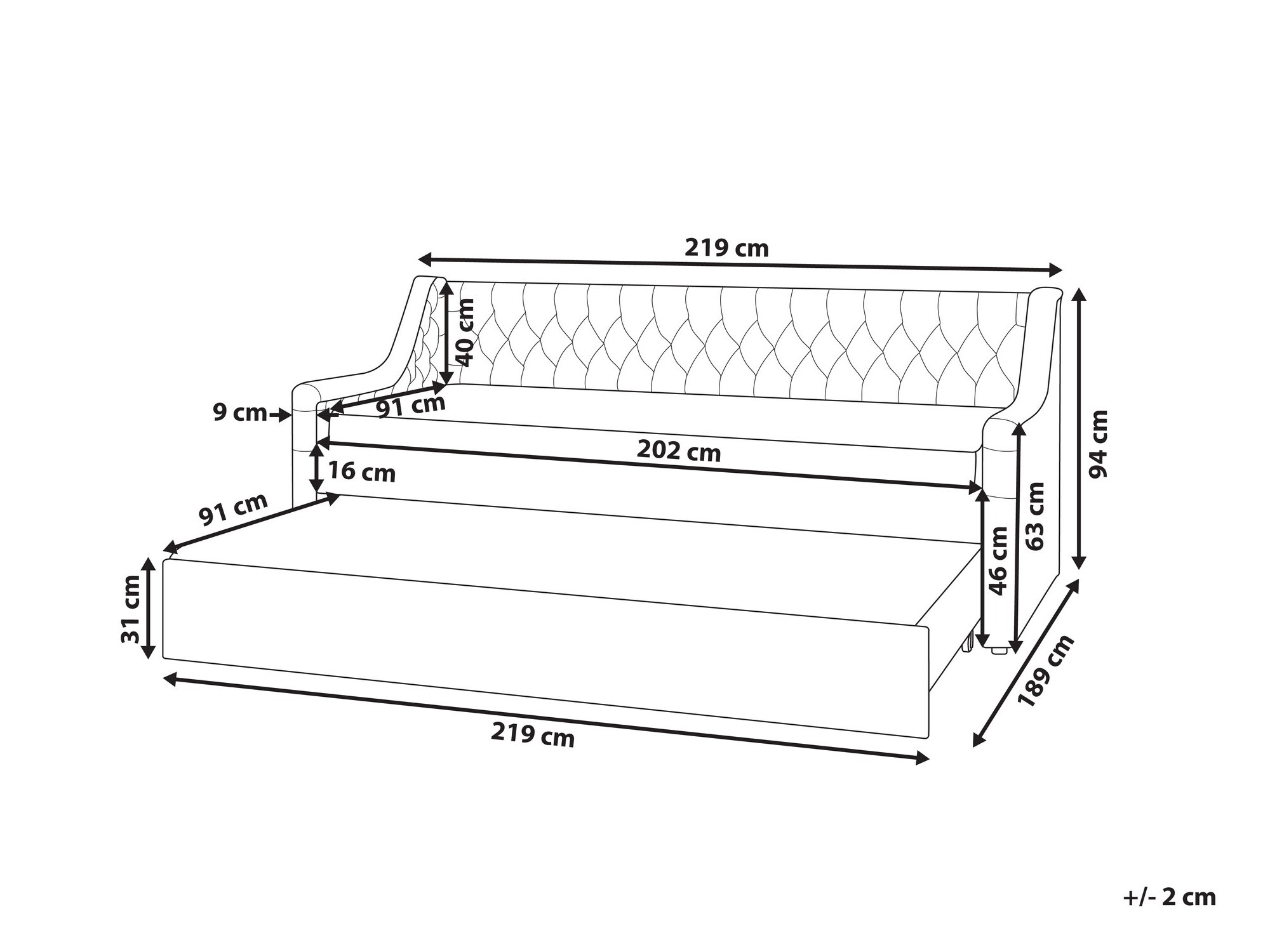 Легло Berwyn 1260 (Сив)
