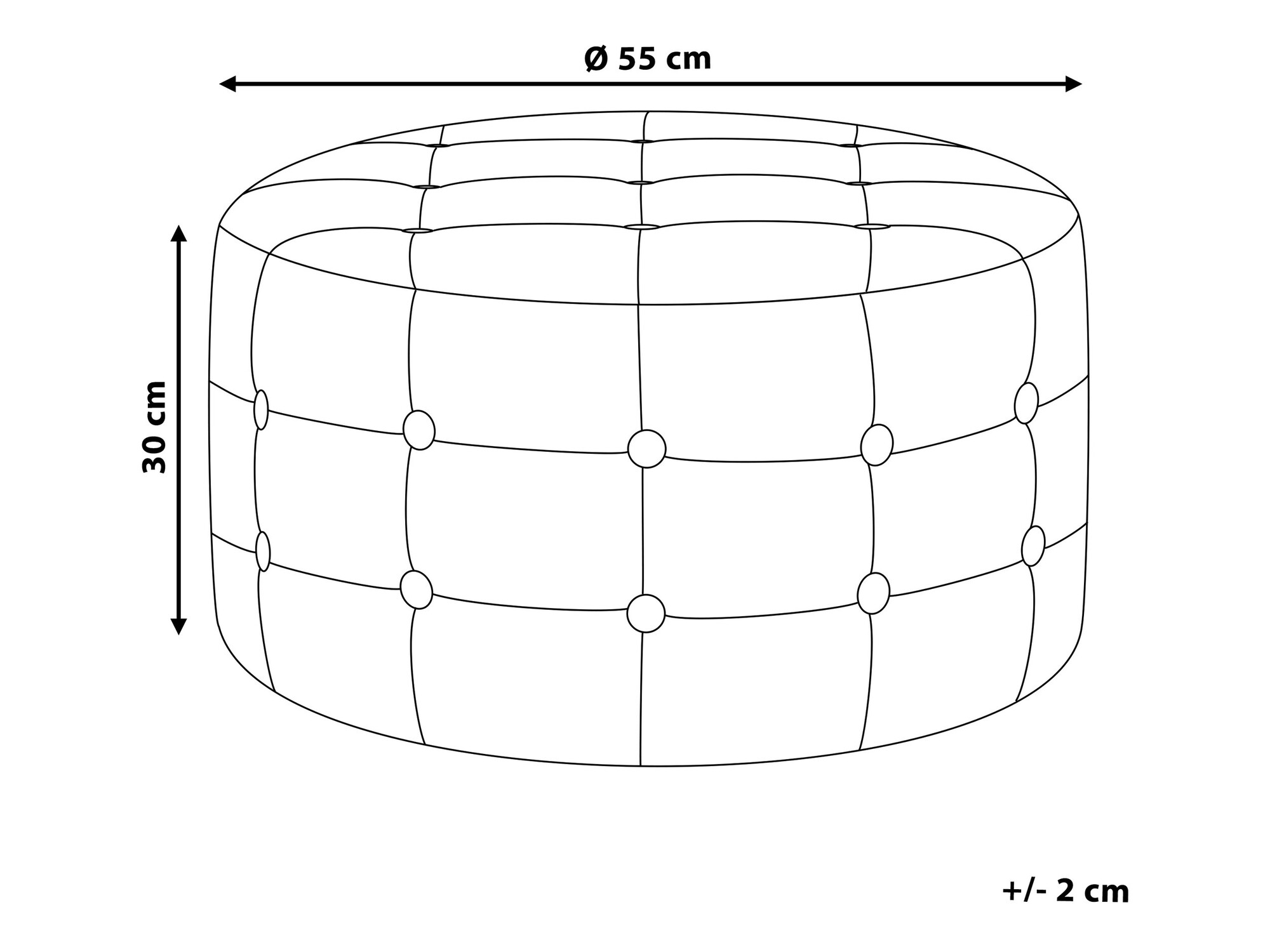 Табуретка Berwyn 1251 (Сив)