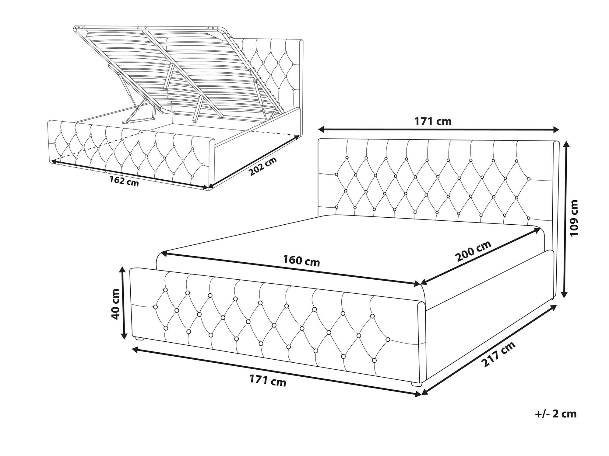 Легло Berwyn 1267 (Светло бежово)