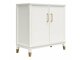 Шкаф CosmoLiving by Cosmopolitan Belromu 108 (Бял)