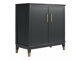 Шкаф CosmoLiving by Cosmopolitan Belromu 108 (Черен)