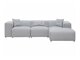 Ъглов диван Berwyn 1311 (Светло сив)