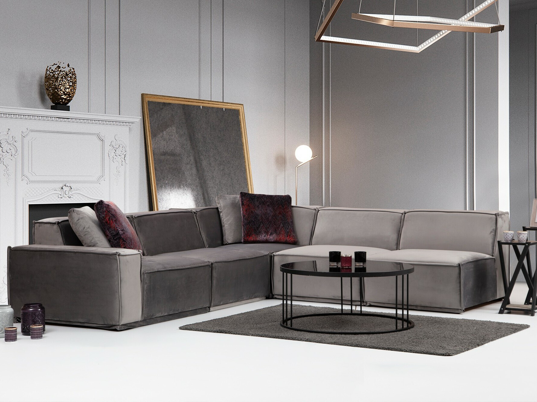 Модулен ъглов диван Ferliva 102