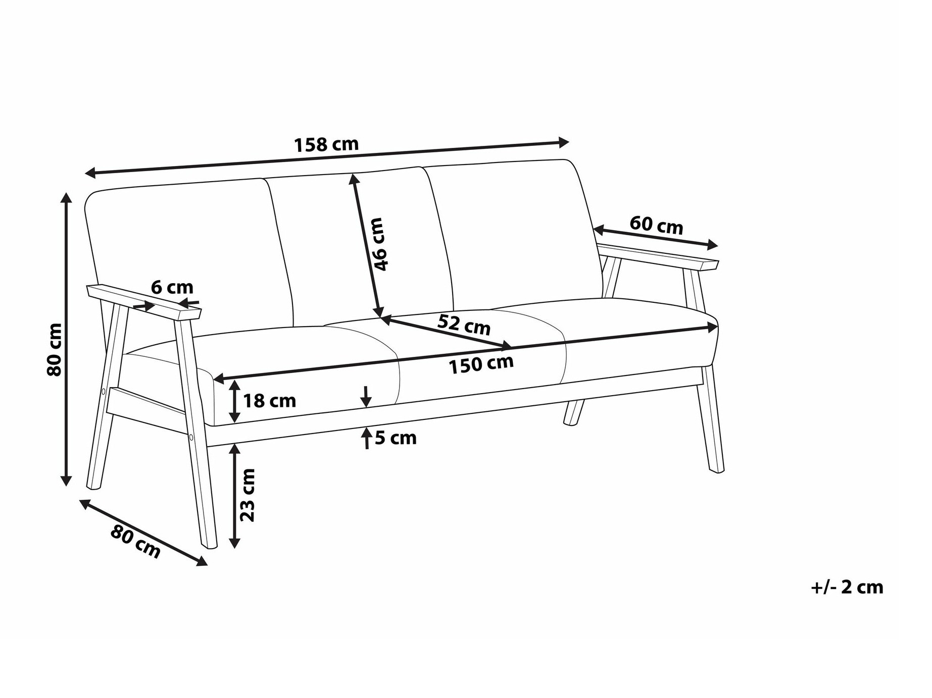 Диван Berwyn 1322 (Сив)