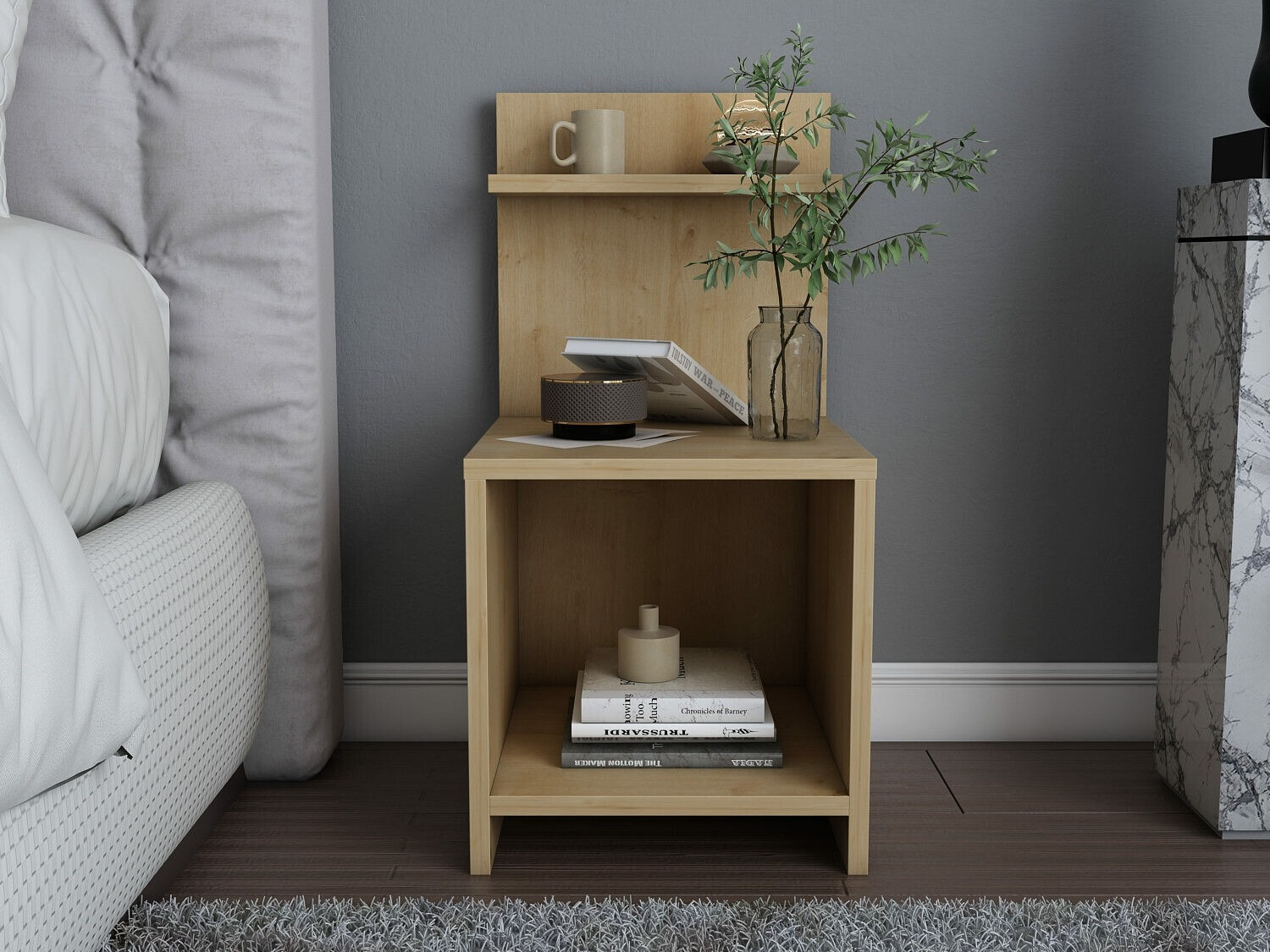 Нощно шкафче Kailua 2445 (Дъб)