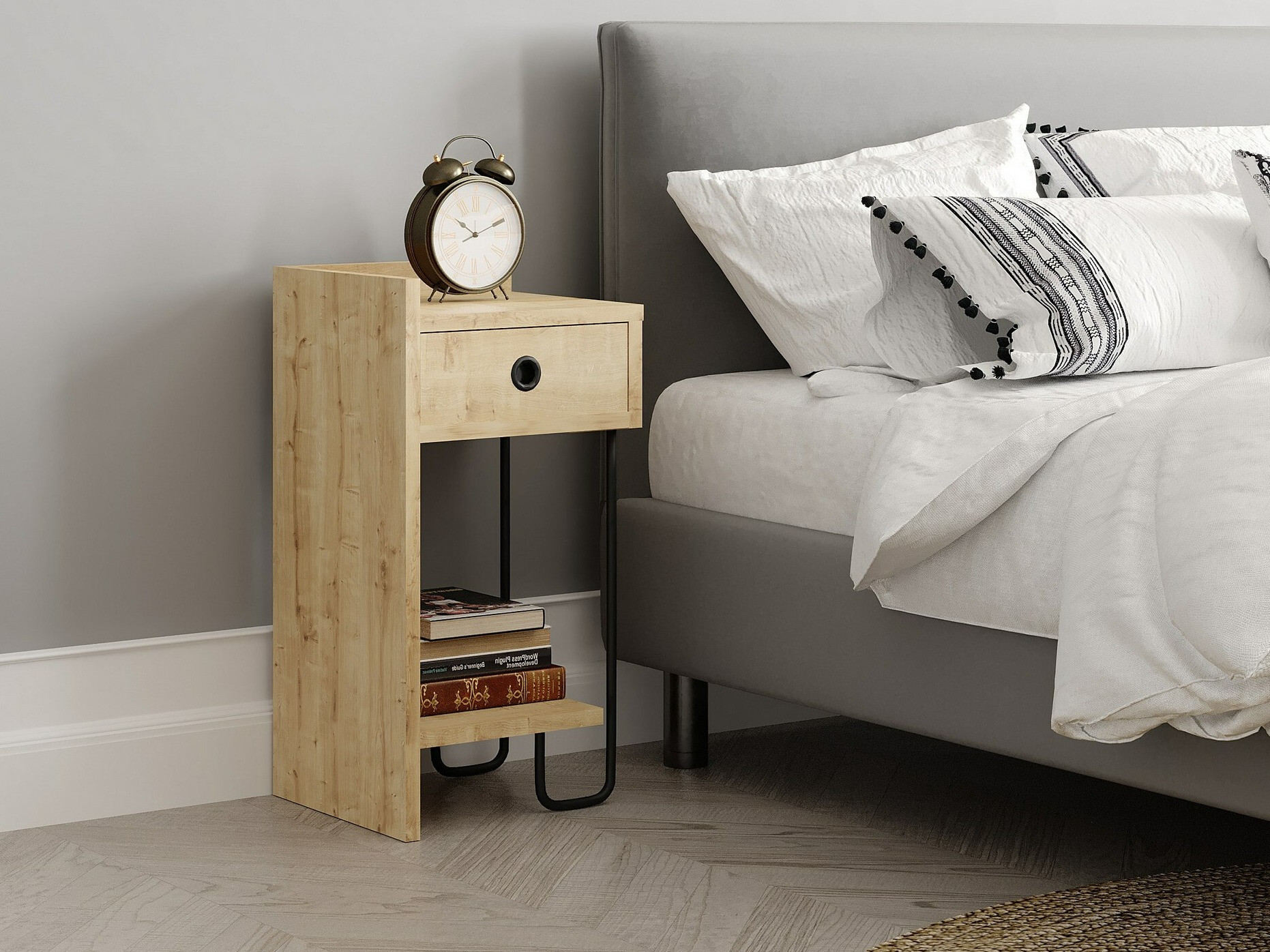 Нощно шкафче Kailua 1524 (Дъб)