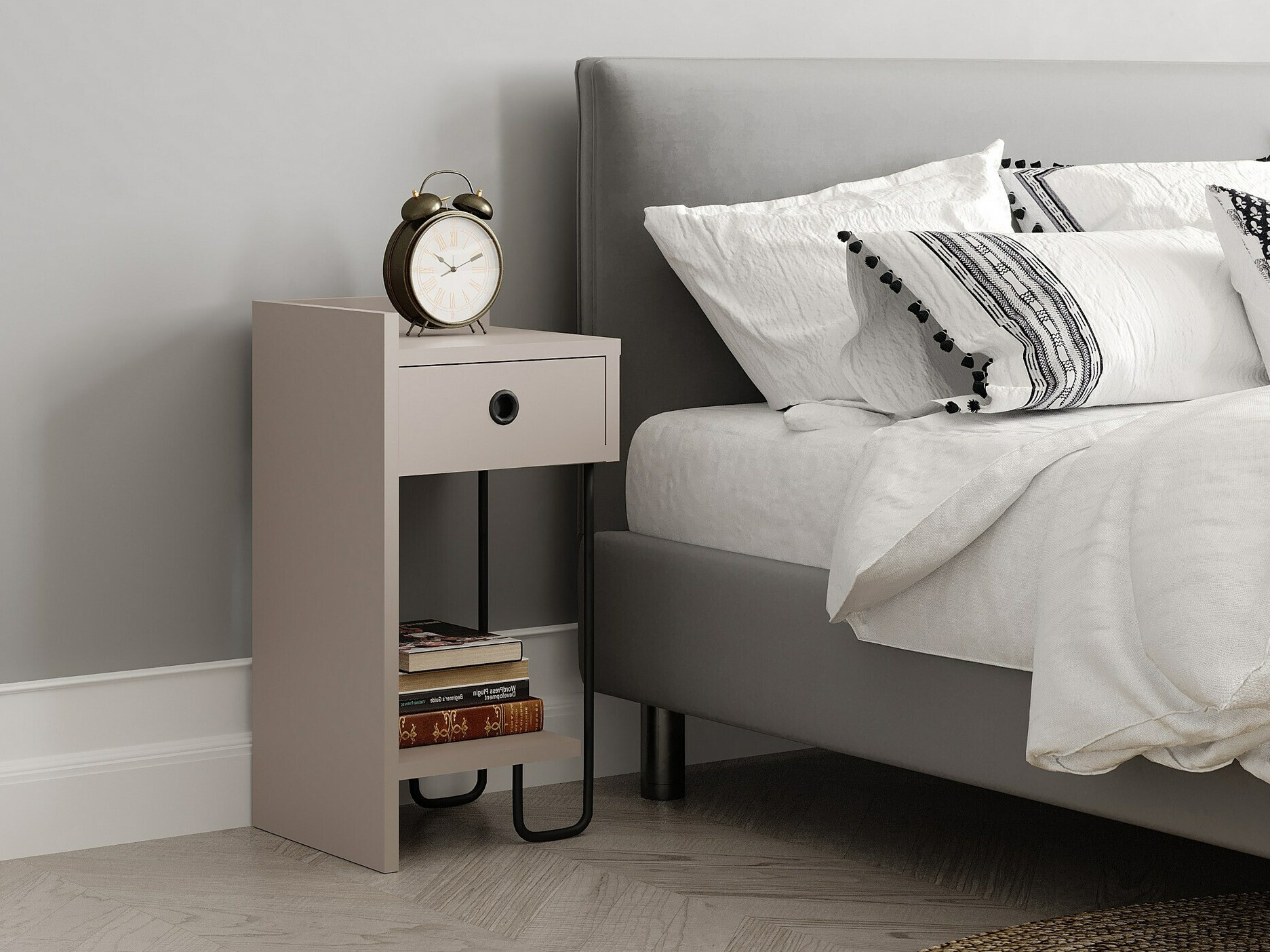 Нощно шкафче Kailua 1524 (Капучино)