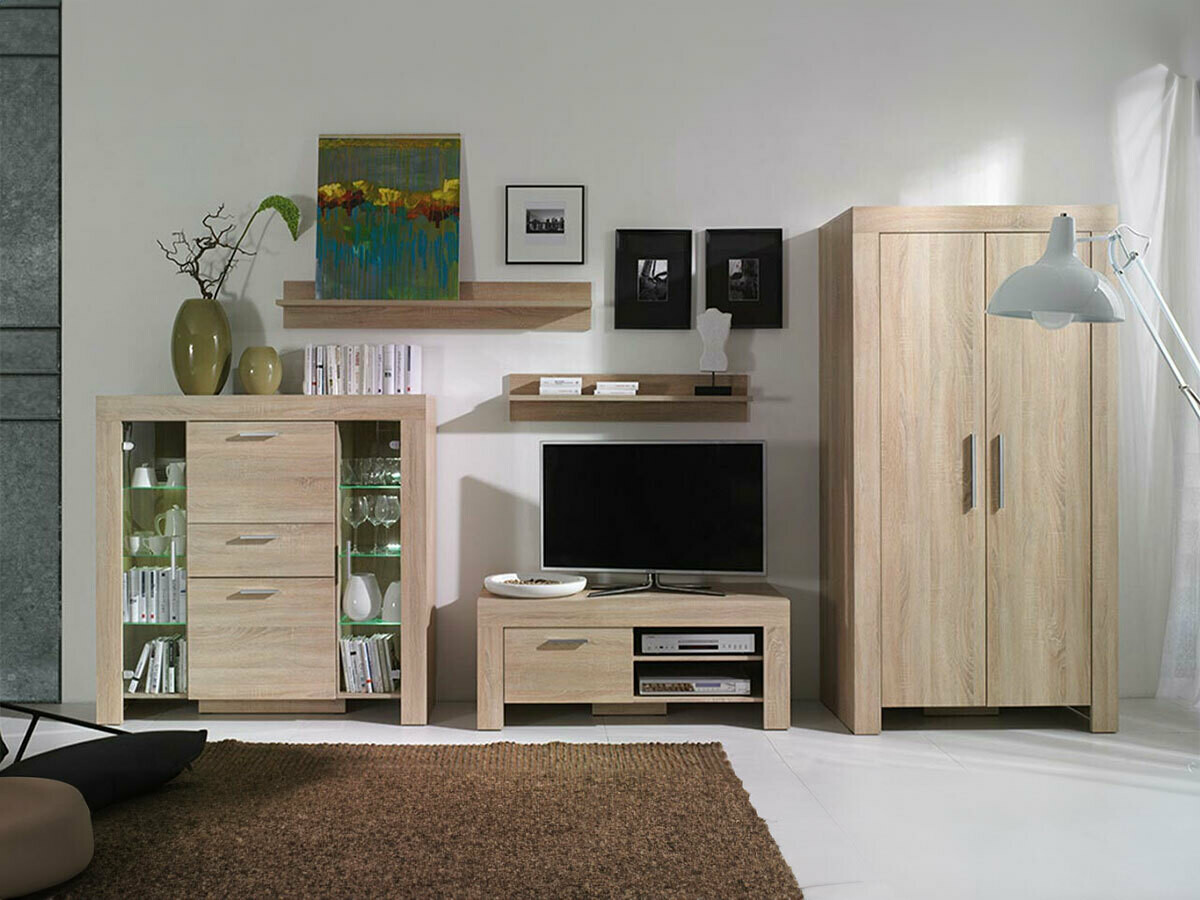 Комплект за хол Melfeli 127 (Сонома дъб)