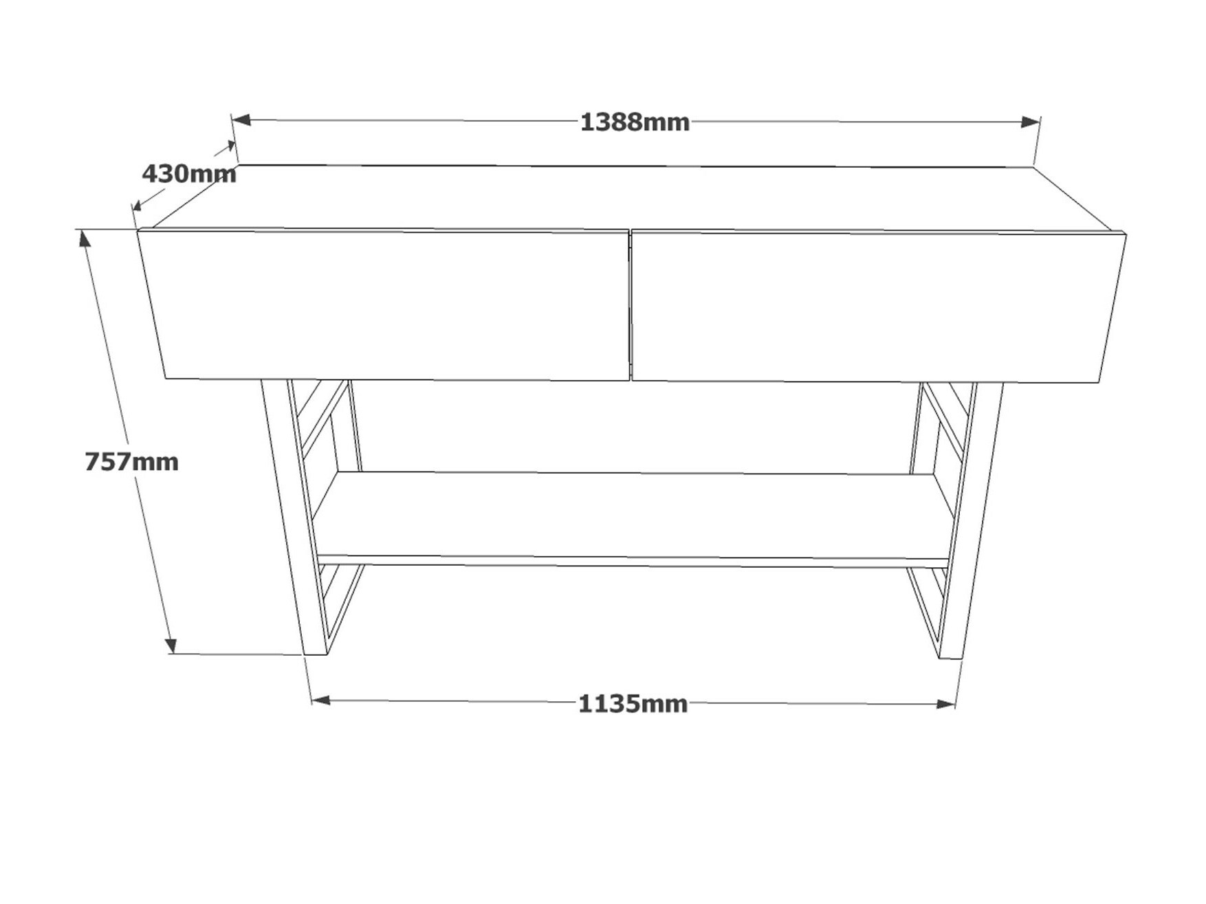 Конзолна маса Kailua 1597