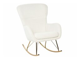 Люлеещ се стол Berwyn 1434 (Бял + Златно)