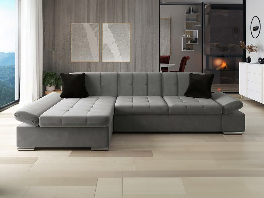 Ъглов диван Comfivo Sanitas I (Magic Velvet 2217 + Magic Velvet 2219)