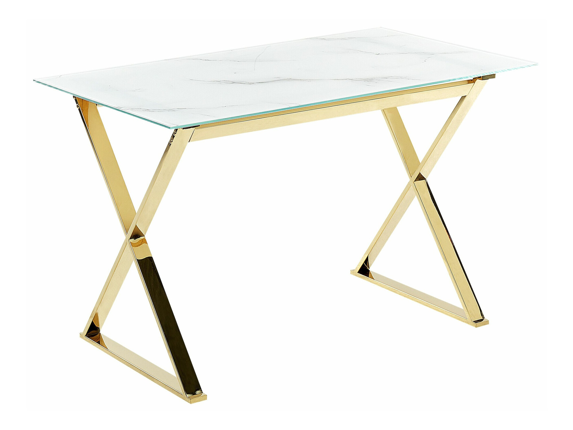 Маса Berwyn 1469 (Златно + Бял мрамор)