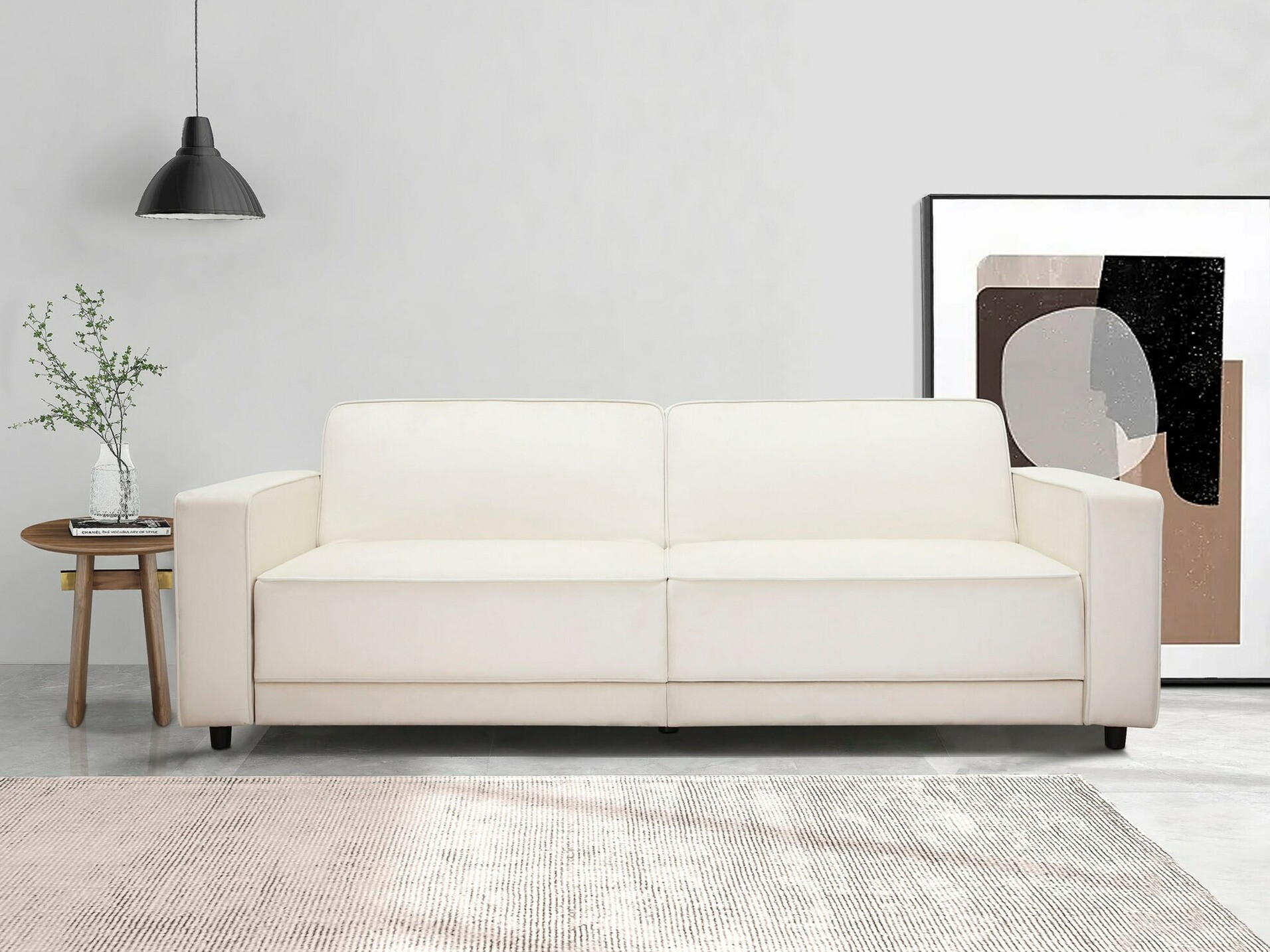 Разтегателен диван Tulsa 632 (Сметана)