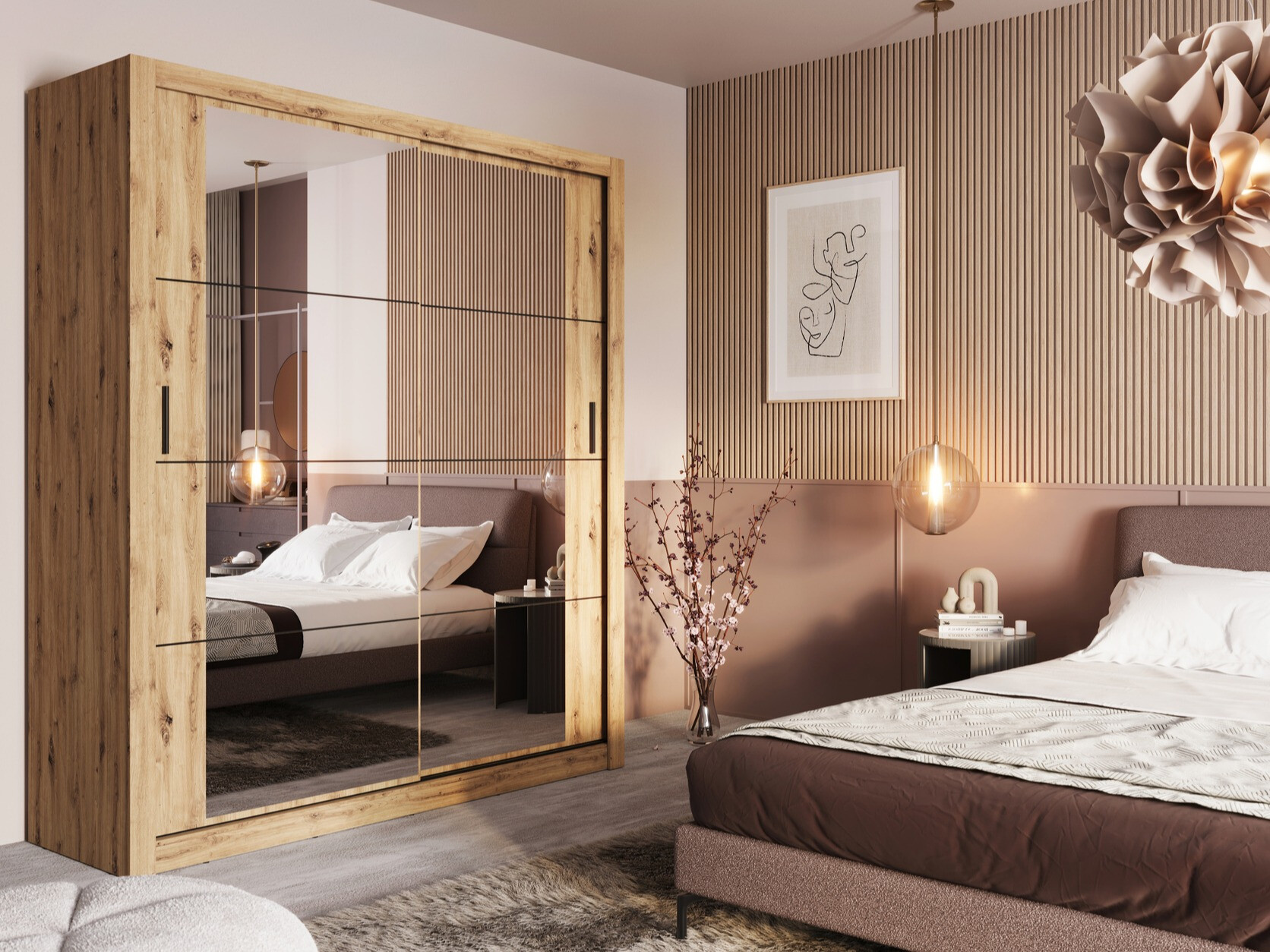 Гардероб Fresno 102 (Artisan дъб)