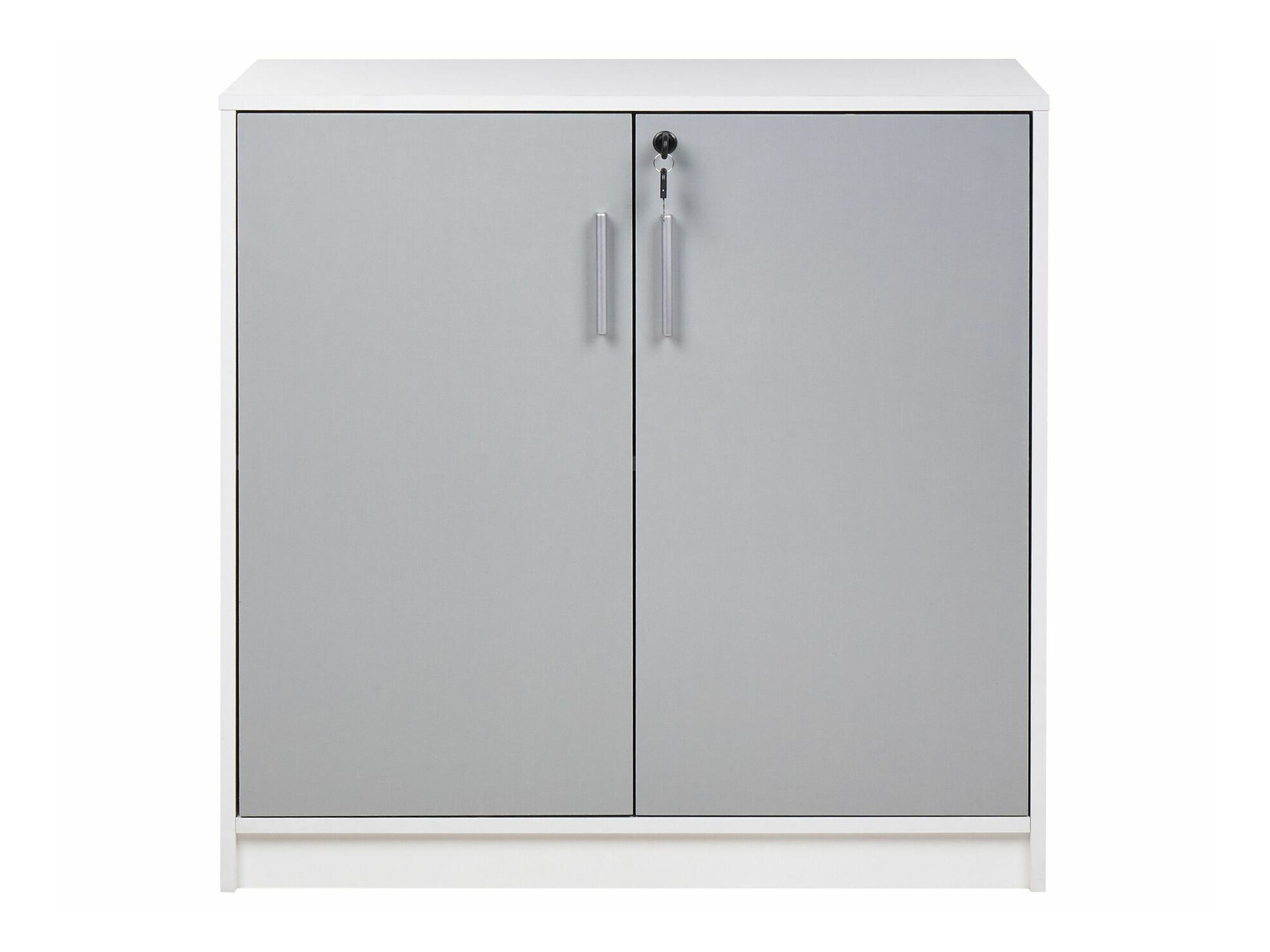 Шкаф Catferu 112 (Бял + Сив)