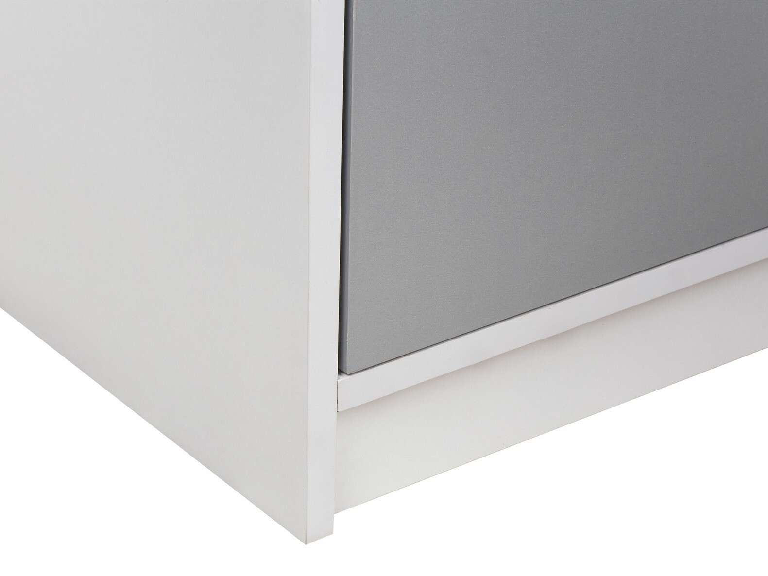 Шкаф Catferu 112 (Бял + Сив)