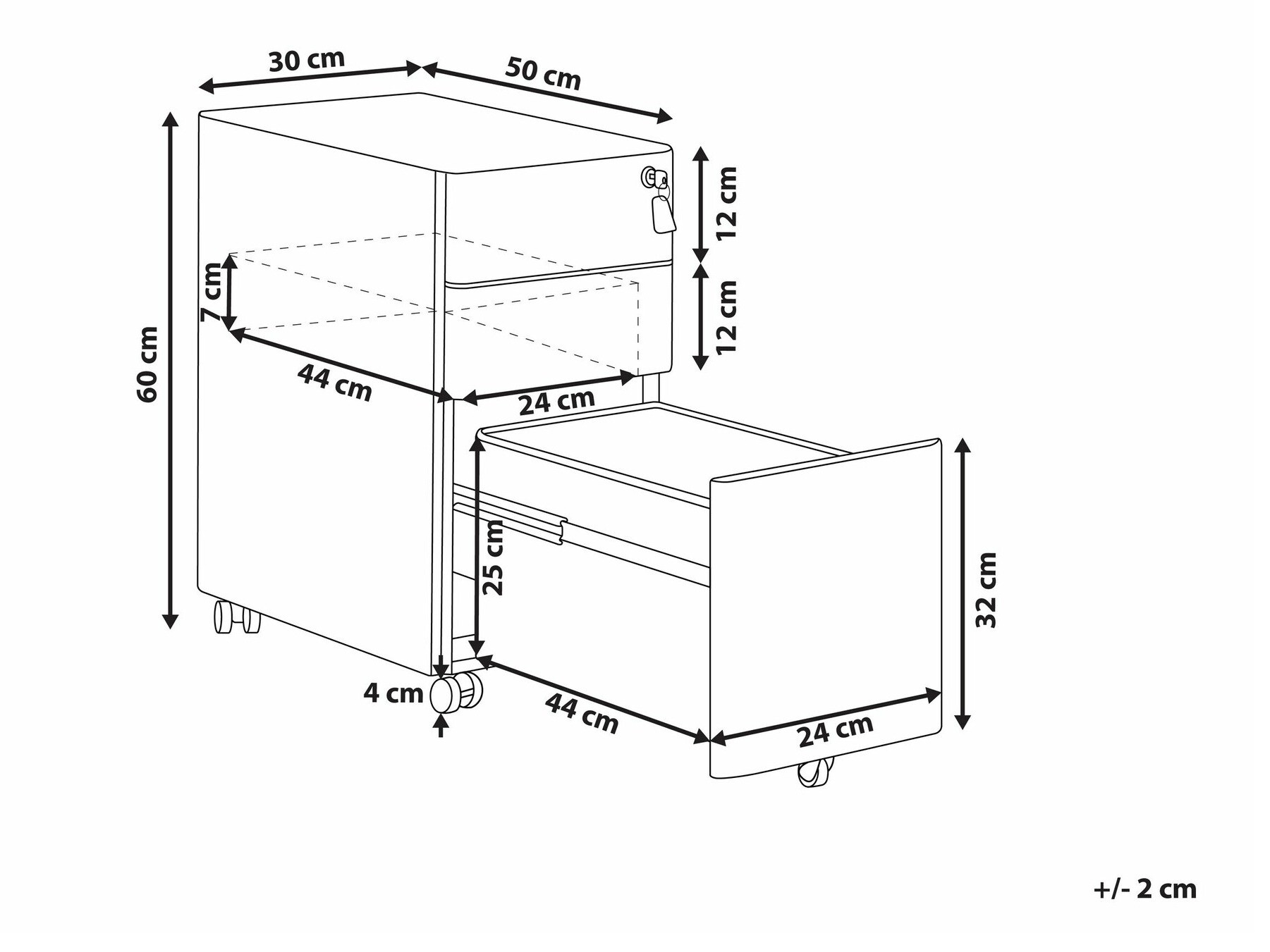 Контейнер Berwyn 1519 (Черен)