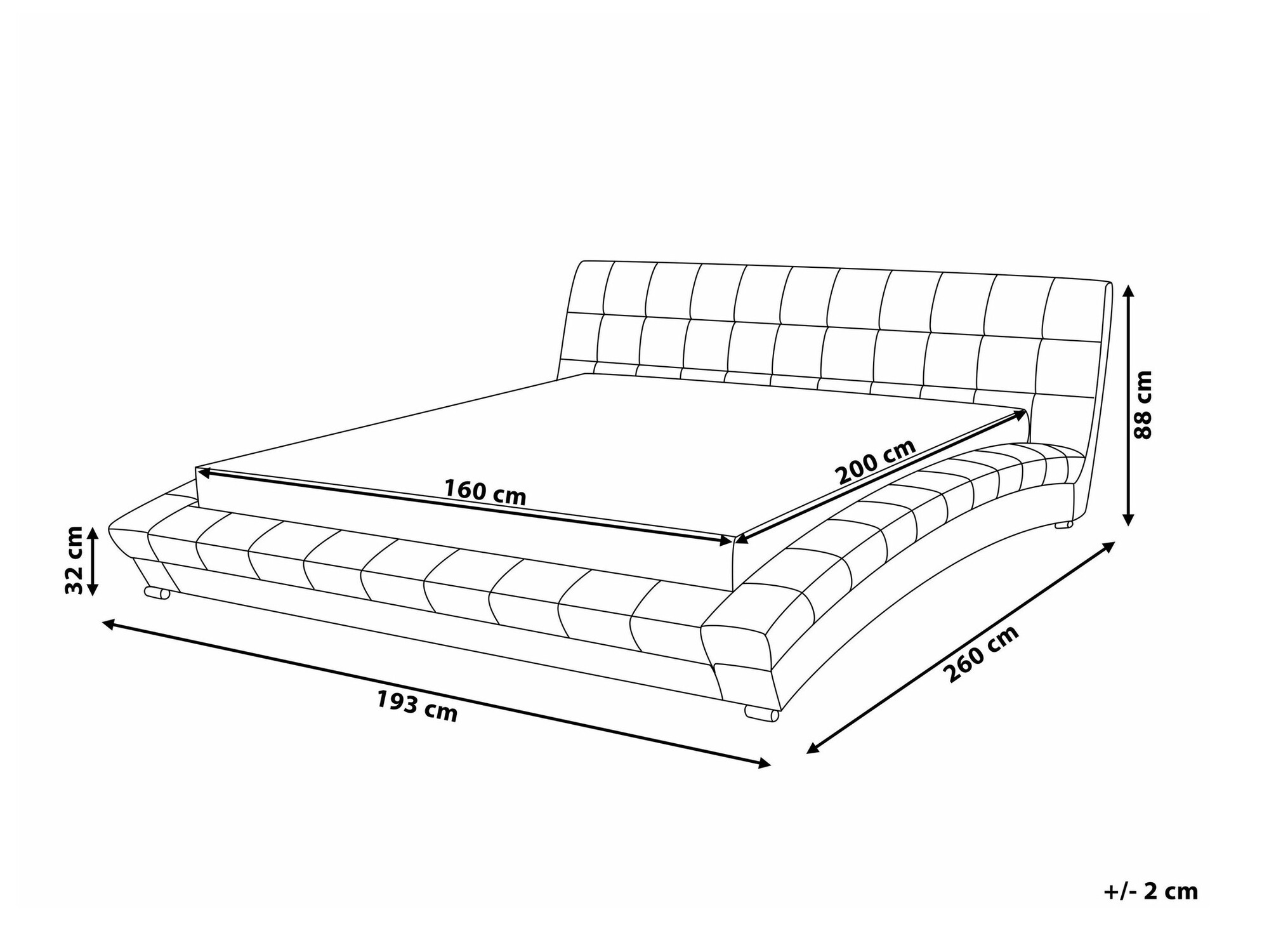 Легло Berwyn 1535 (160 x 200 cm)