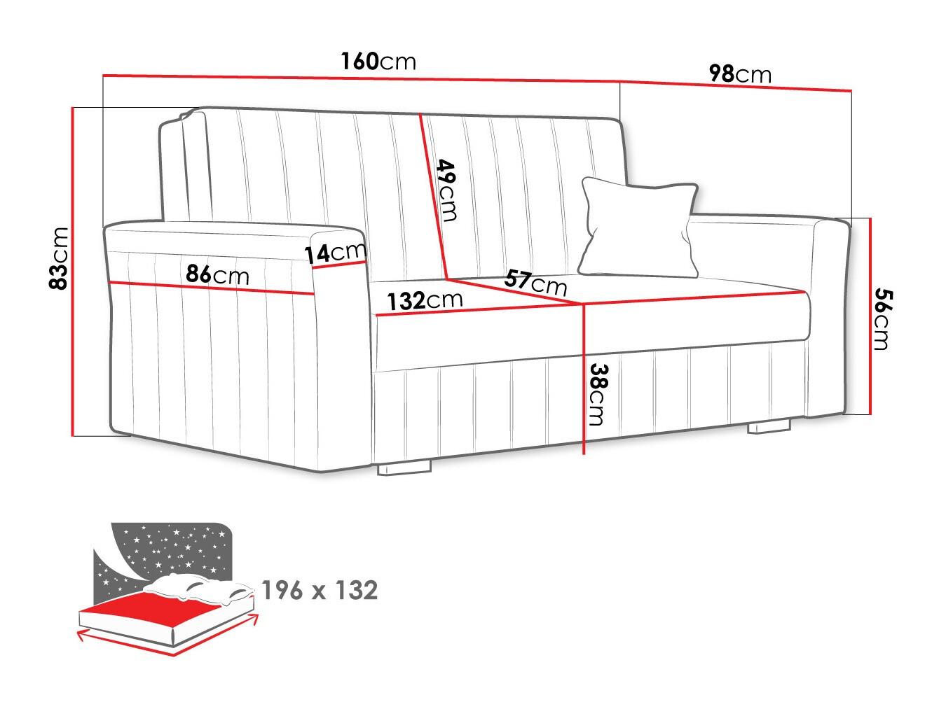 Разтегателен диван Orinen III (Paros 2)