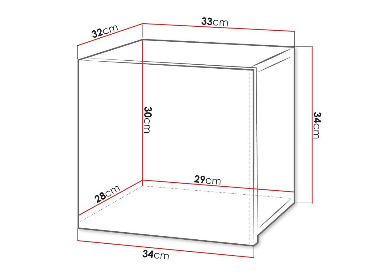 Окачен шкаф Tivdalu 124 (Черен + Черен гланц)