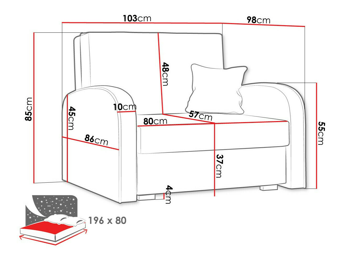 Фотьойл Galona I (Mono 244 + Sorriso 4)