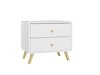 Нощно шкафче Monfera 101 (Бял)