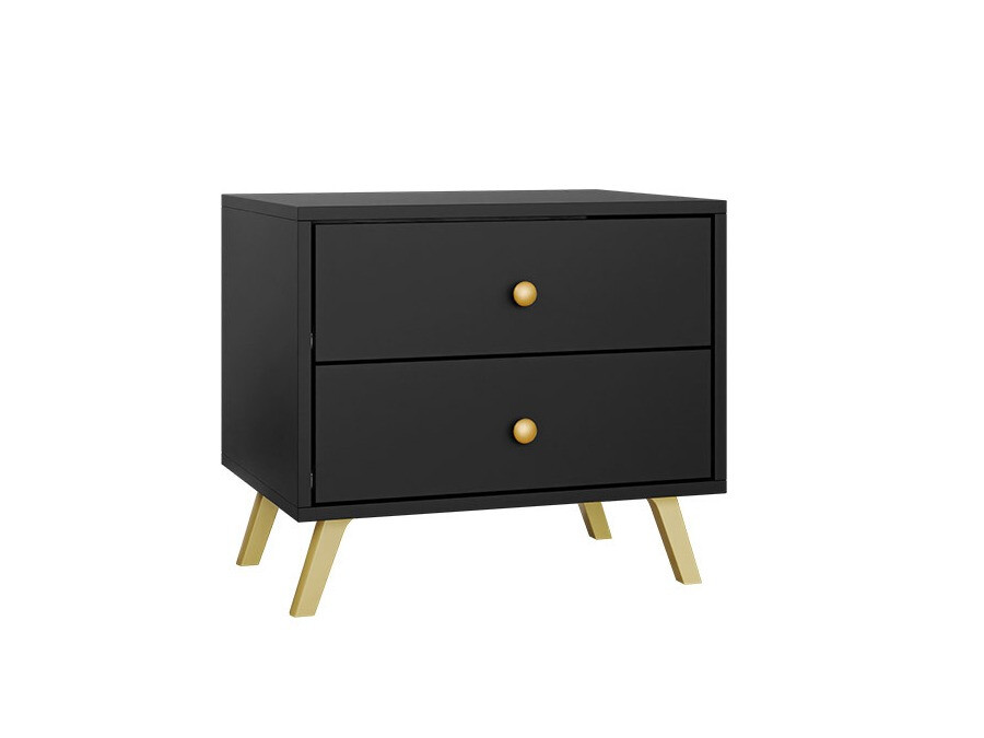 Нощно шкафче Monfera 101 (Черен)