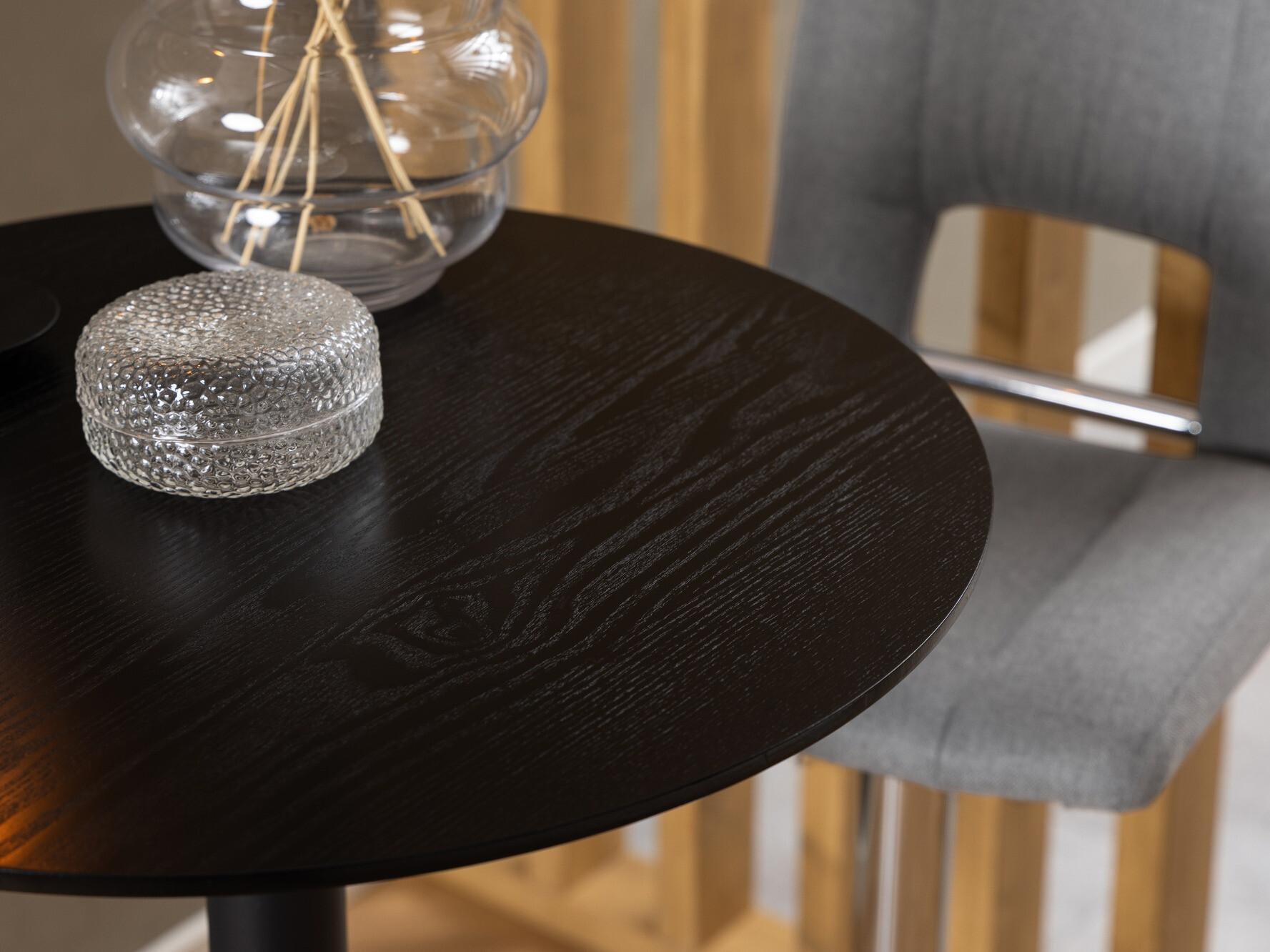 Нисък бар стол Norsica 164 (Светло сив + Сребро)