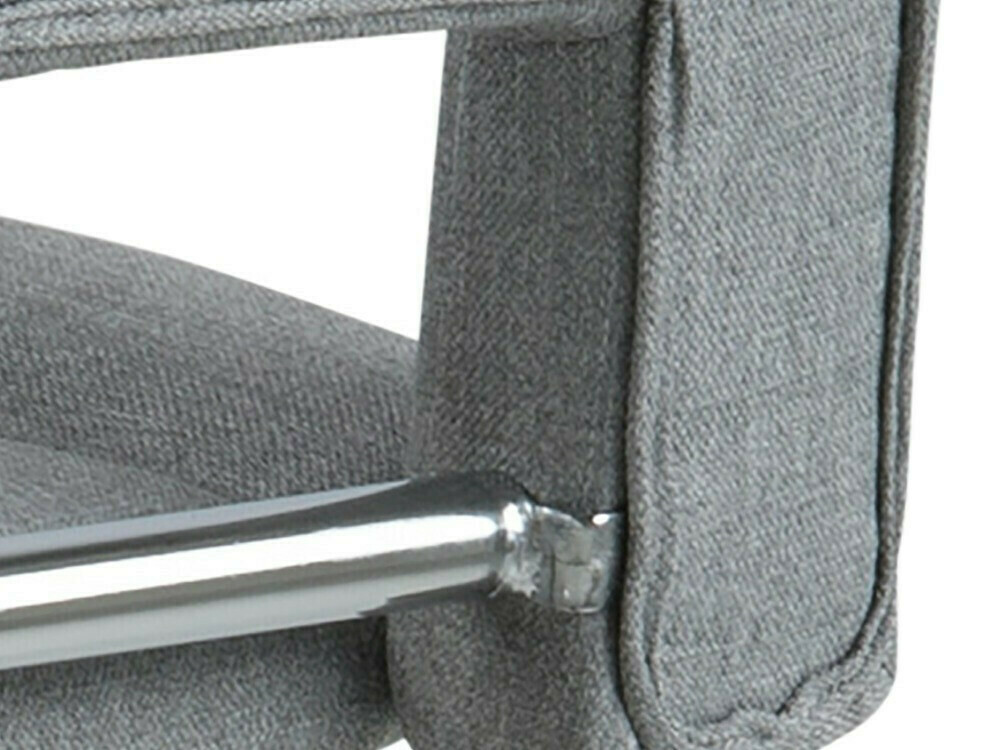 Нисък бар стол Norsica 164 (Светло сив + Сребро)