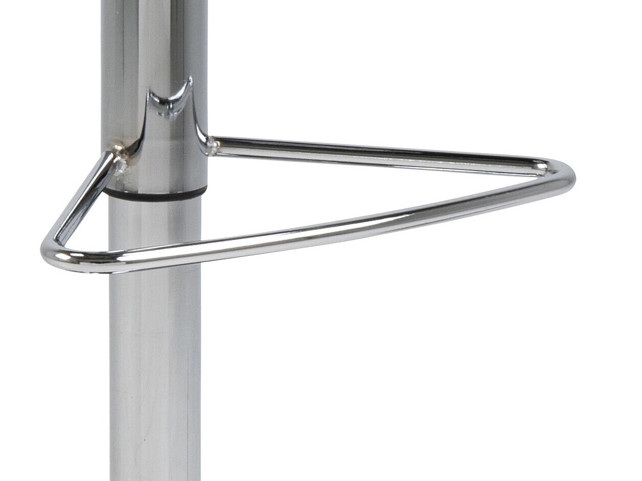 Нисък бар стол Norsica 164 (Светло сив + Сребро)